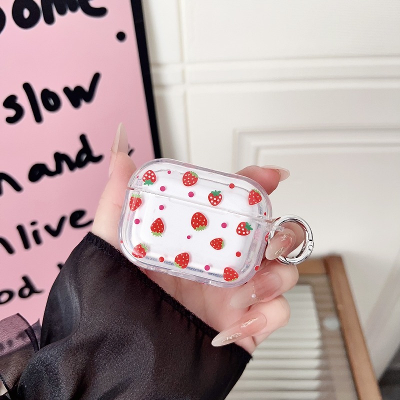 Strawberry Huller - New Strawberry Charm Cute Soft Silicone