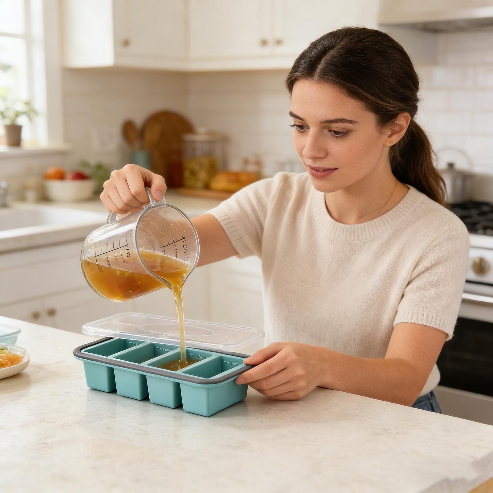 Silicone Freezer Molds Reusabl - đánh giá và giá Meal Prep With Rice