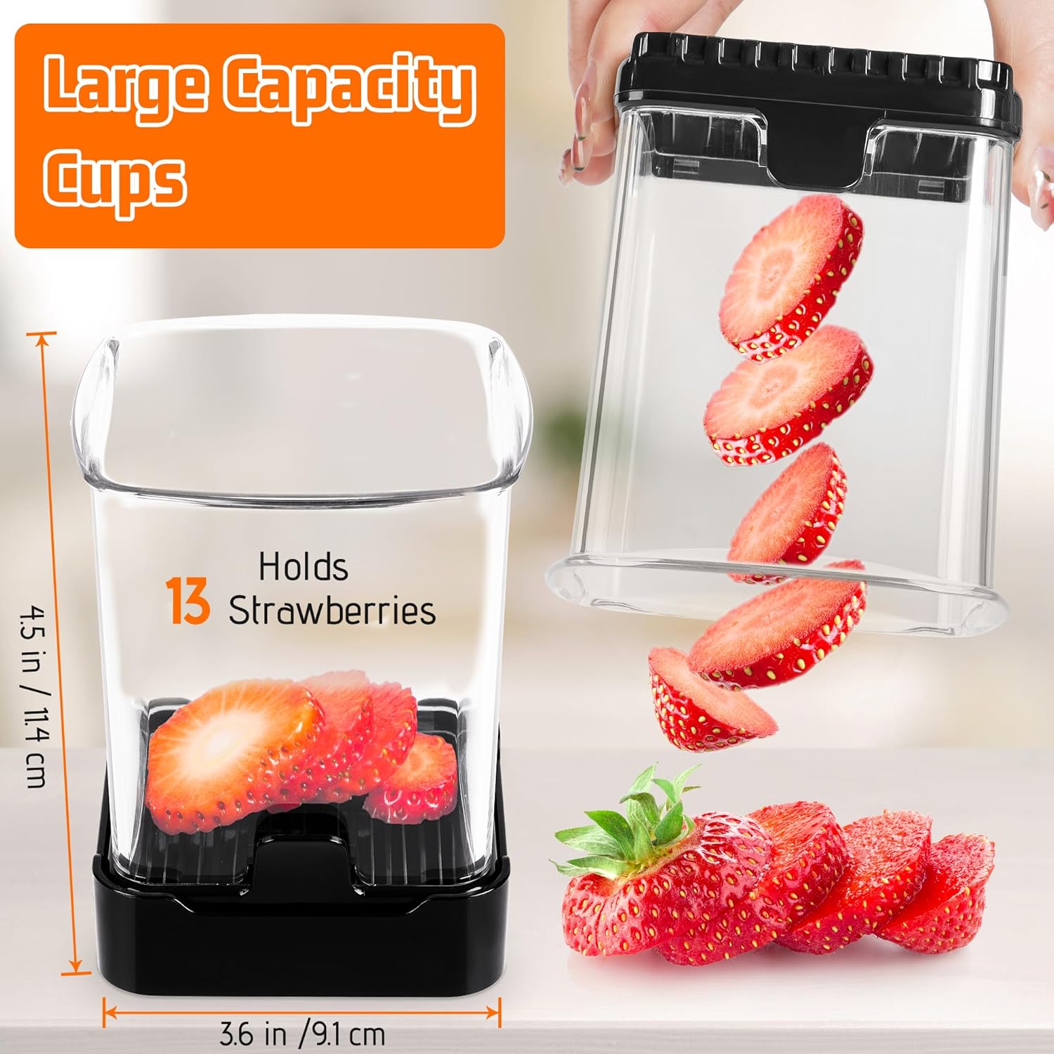 Fruit Slicer Cup for Strawberr - đánh giá và giá Meal Prep Quick