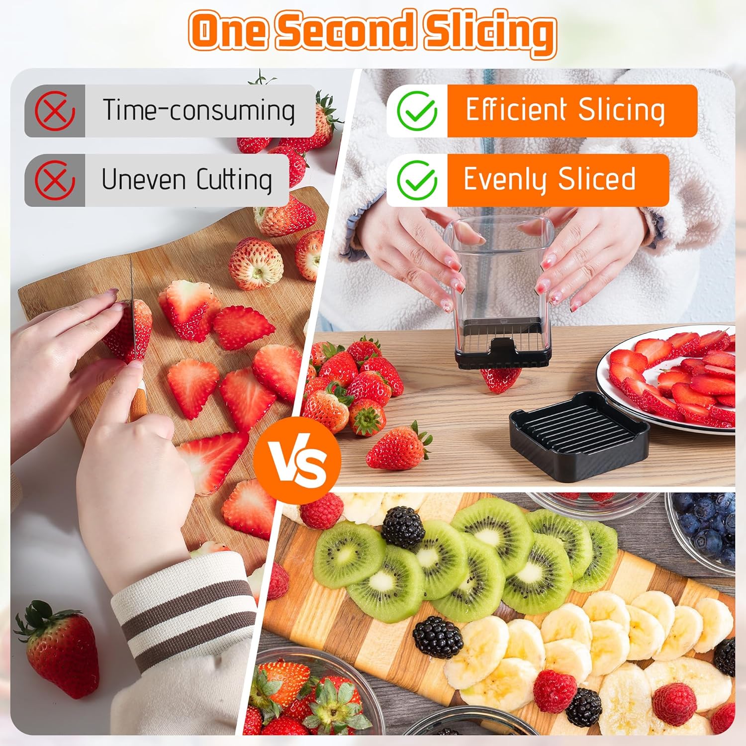 Fruit Slicer Cup for Strawberr - đánh giá và giá Meal Prep Quick
