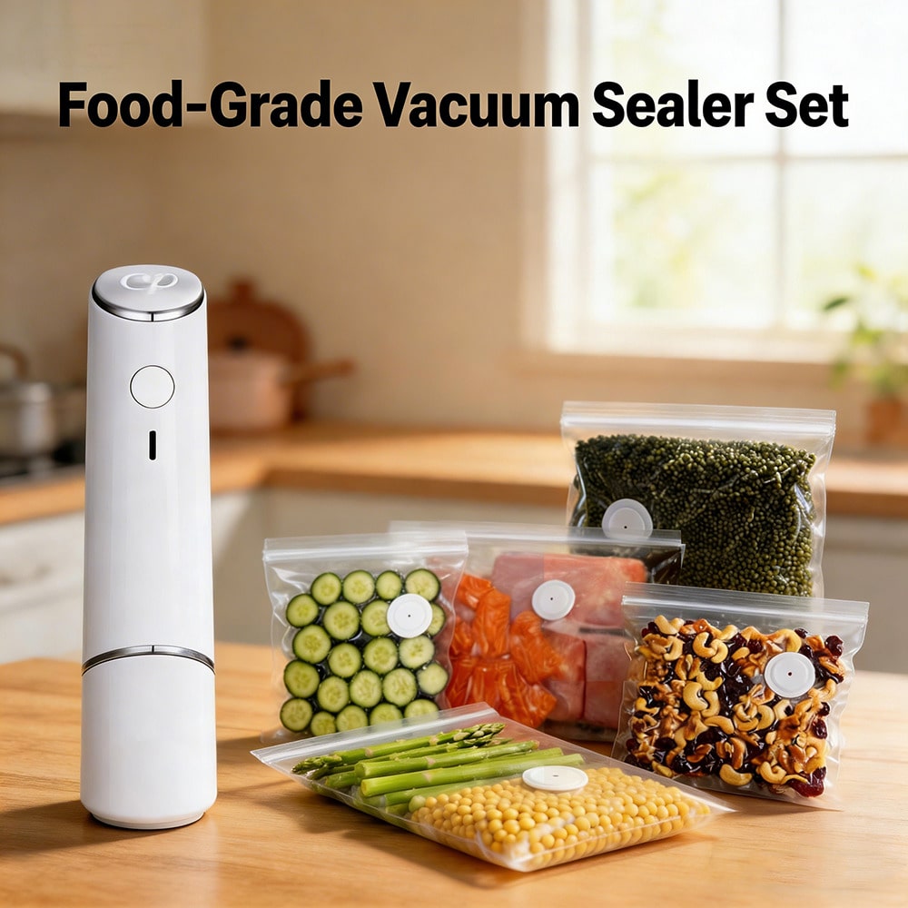 30pcs Reusable Vacuum Bags+1 C - đánh giá và giá Meal Prep Vacuum Sealer