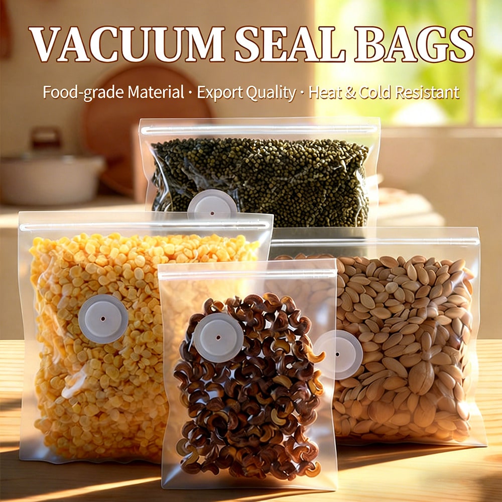 30pcs Reusable Vacuum Bags+1 C - đánh giá và giá Meal Prep Vacuum Sealer