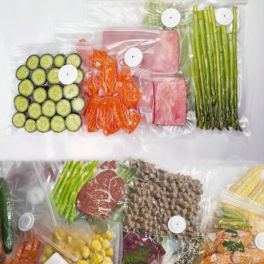30pcs Reusable Vacuum Bags+1 C - đánh giá và giá Meal Prep Vacuum Sealer