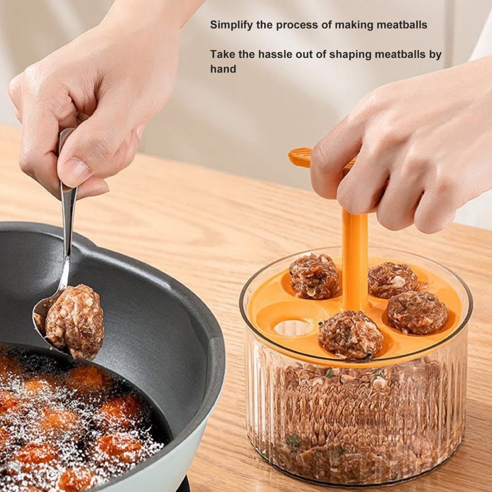 Manual Meatball Maker 5 Balls  - đánh giá và giá Meal Prep With Rice