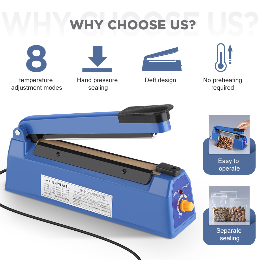 Impulse Sealer Machine Kitchen - đánh giá và giá Meal Prep Vacuum Sealer