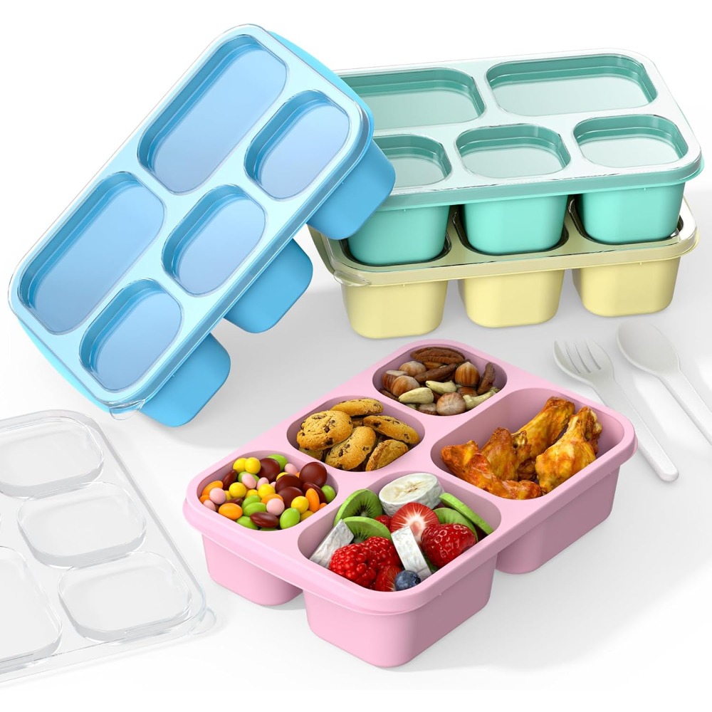 Bento Box Adult Lunch Box - 4  - đánh giá và giá Meal Prep Yellow