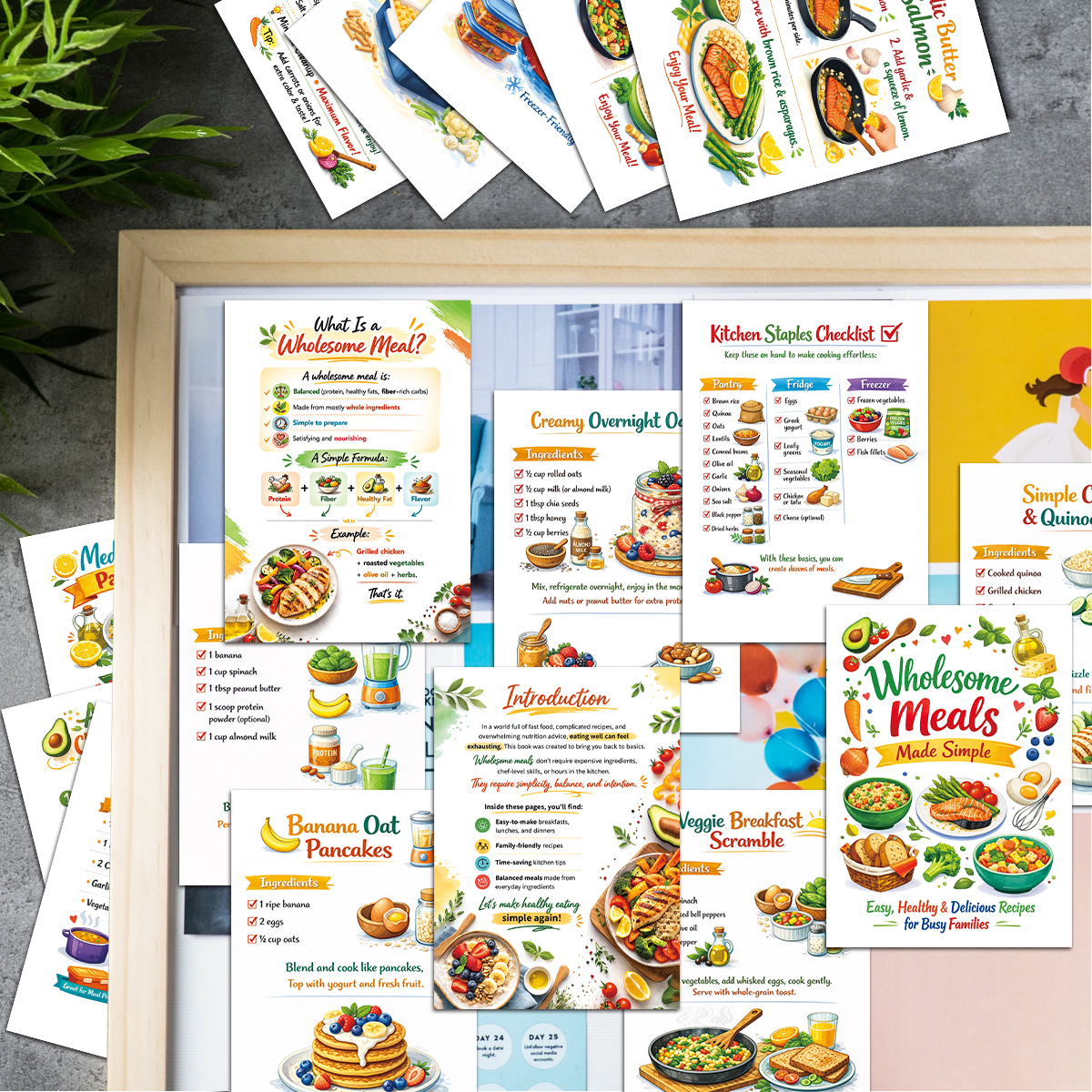 30pcs Wholesome Meals Recipe C - đánh giá và giá Meal Prep Recipes Healthy