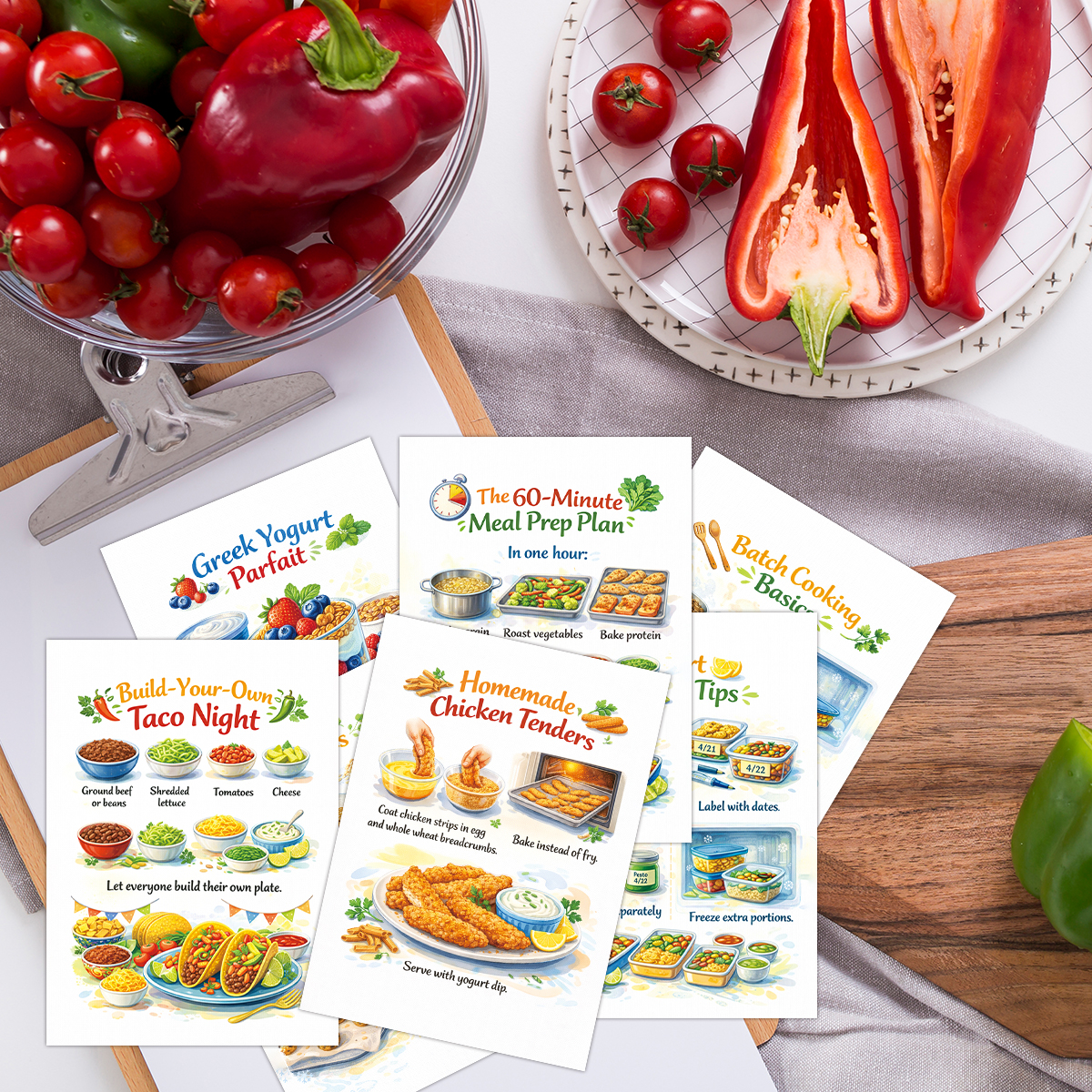 30pcs Wholesome Meals Recipe C - đánh giá và giá Meal Prep Recipes Healthy