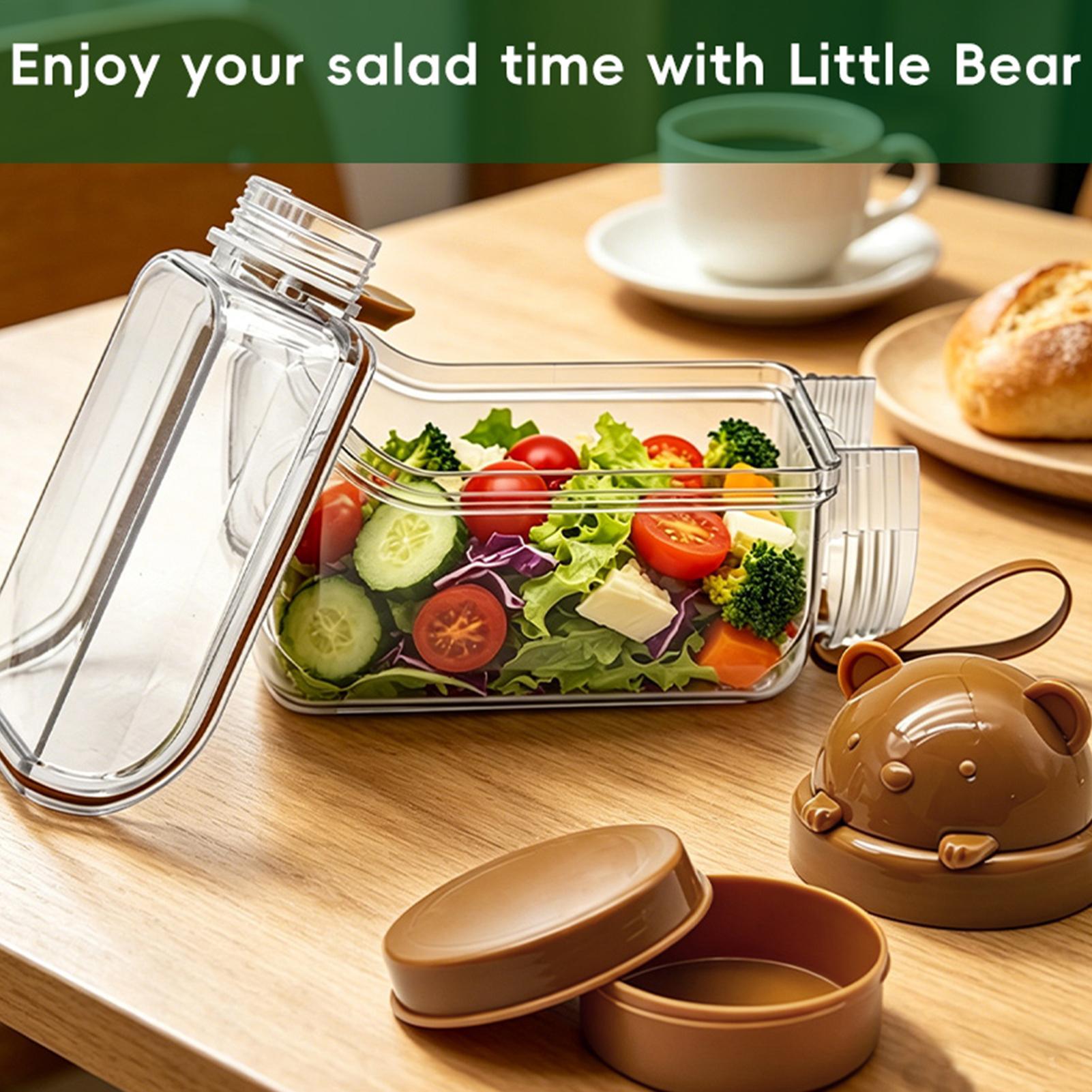Salad Jar Clear Food Canisters - đánh giá và giá Meal Prep Restaurant