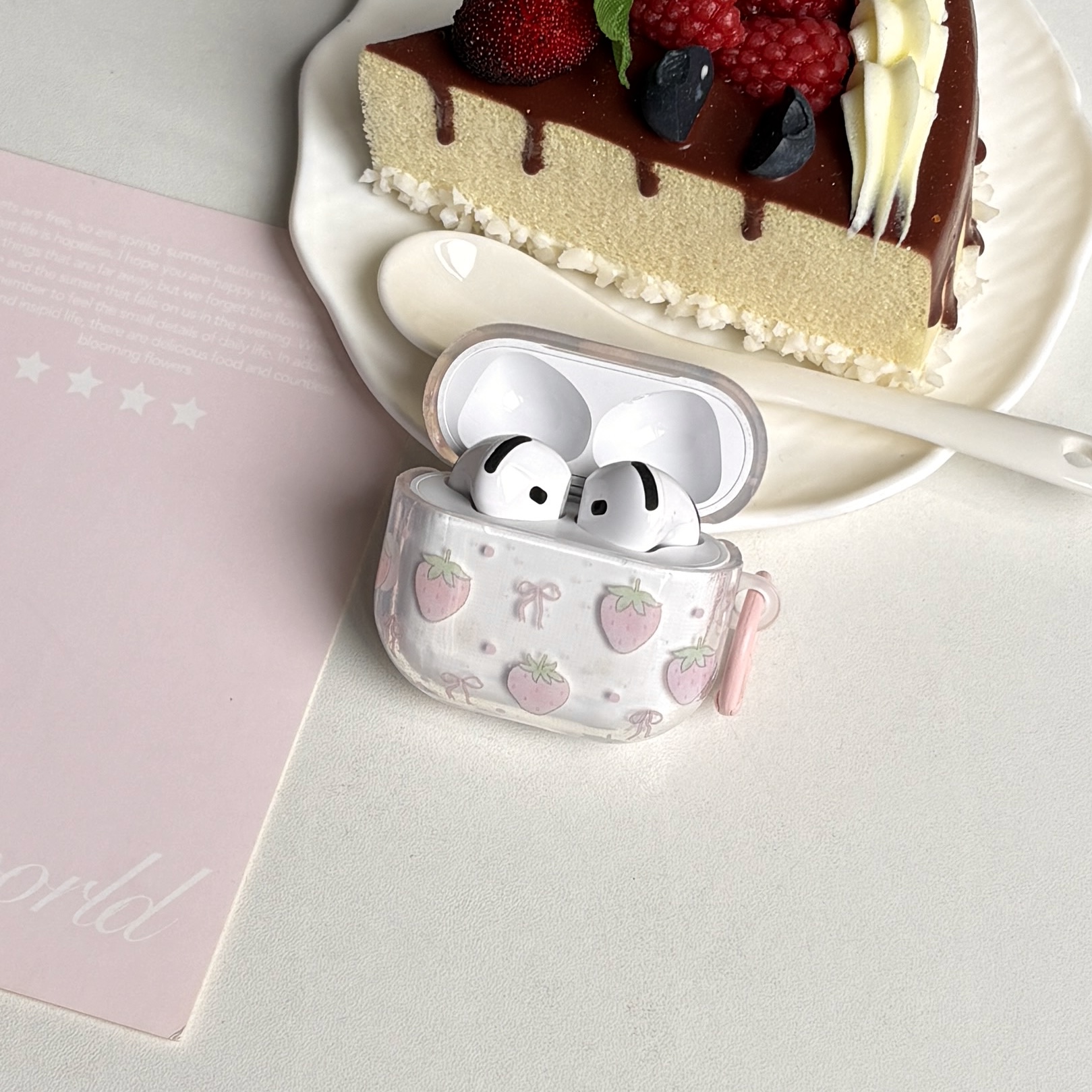Sweet Cute Pink Strawberry Bow - đánh giá và giá Strawberry Huller