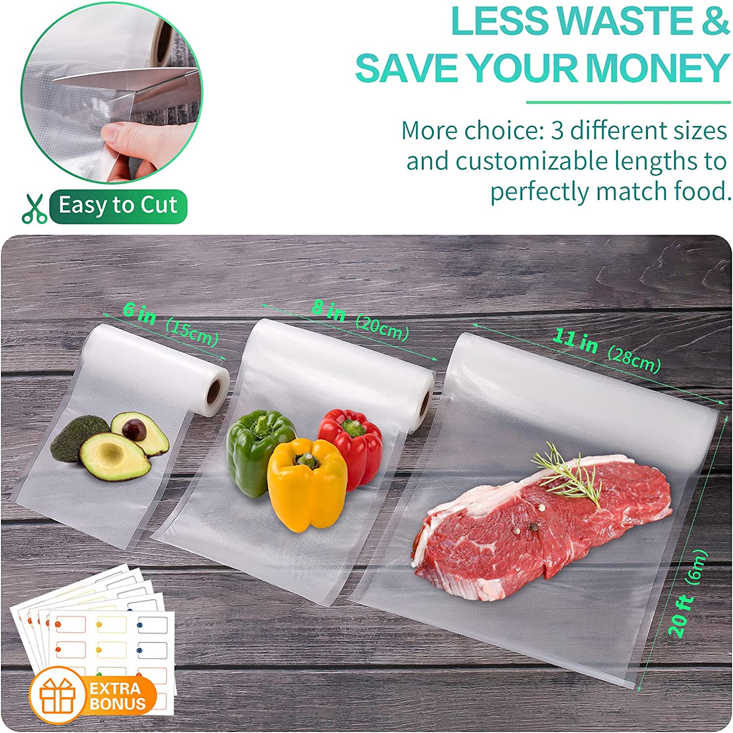 Kitchen Bags For Vacuum Food V - đánh giá và giá Meal Prep Vacuum Sealer