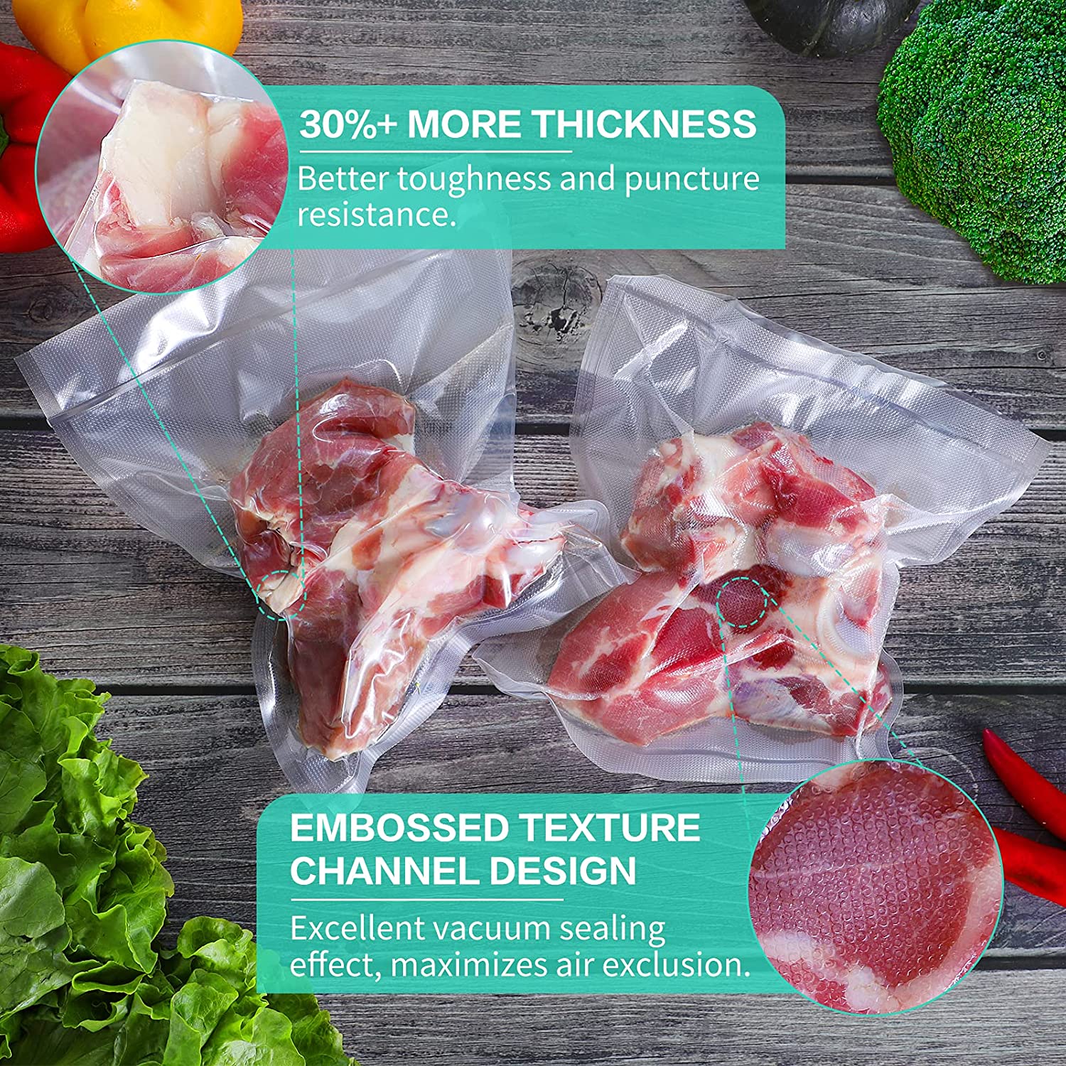 Kitchen Bags For Vacuum Food V - đánh giá và giá Meal Prep Vacuum Sealer