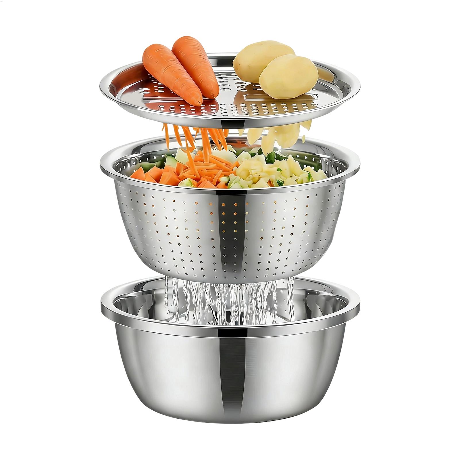 Stainless Steel Colander Strai - đánh giá và giá Meal Prep With Rice