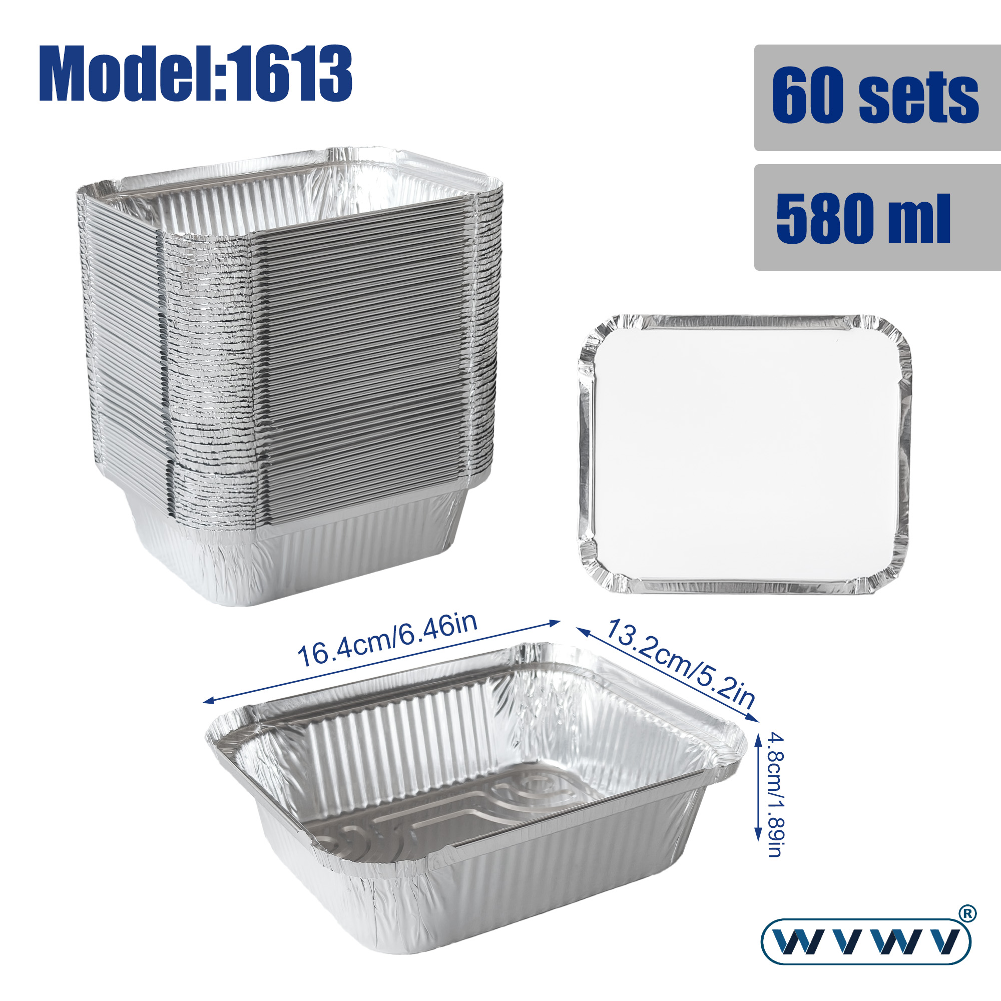 60Pcs 560ml Disposable Aluminu - đánh giá và giá Meal Prep Restaurant