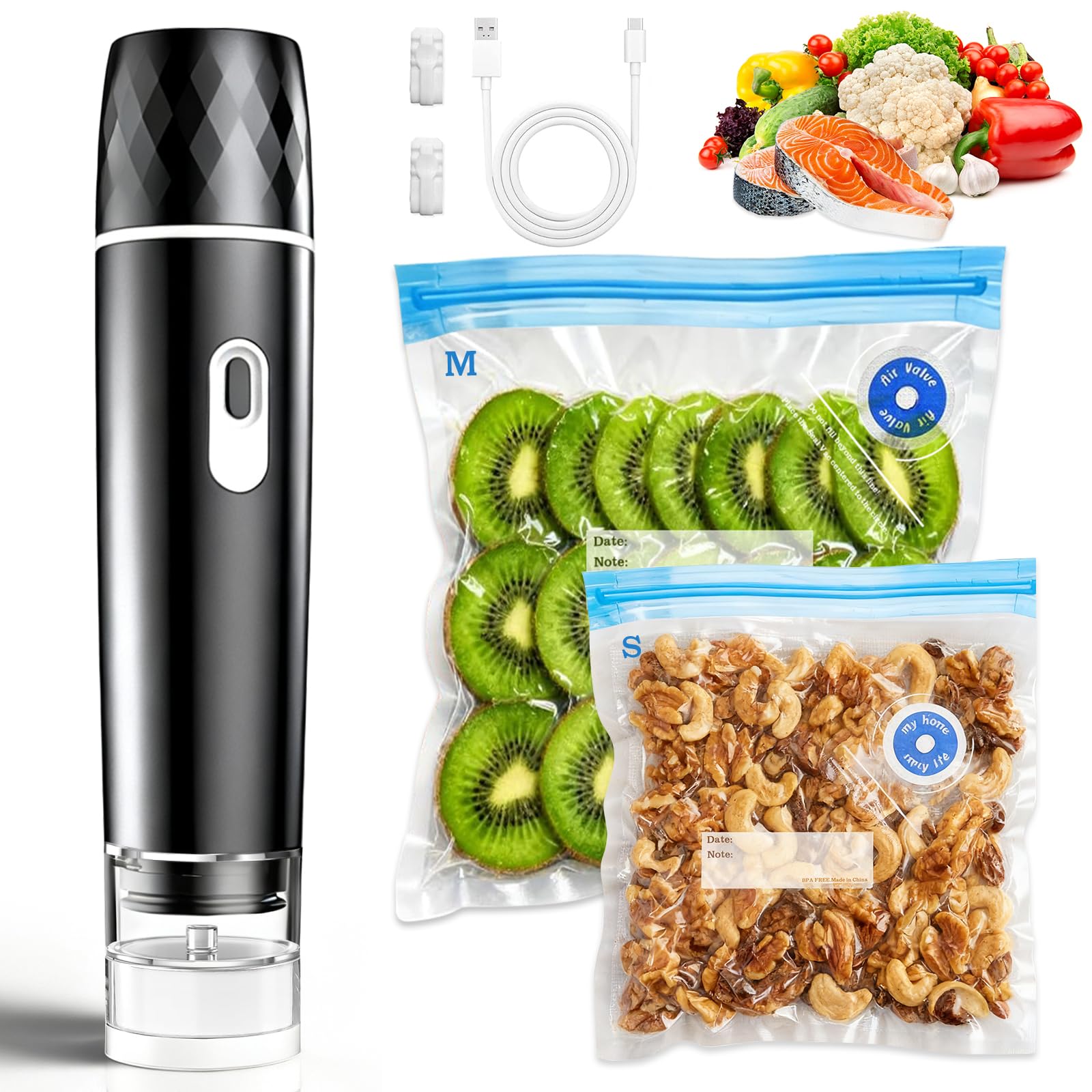 Food Vacuum Sealer, 60KPA Powe - đánh giá và giá Meal Prep Vacuum Sealer