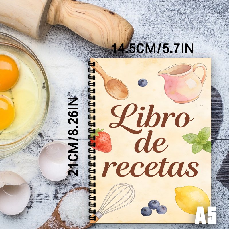 A5 Paper Spanish Recipe Book,  - đánh giá và giá Meal Prep Recipes Healthy