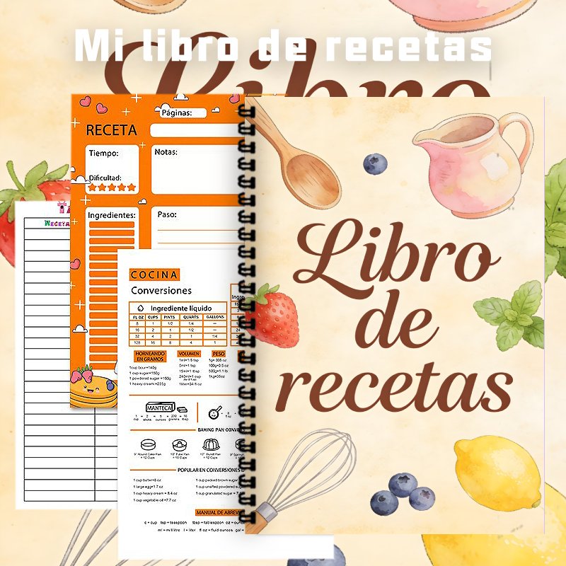 A5 Paper Spanish Recipe Book,  - đánh giá và giá Meal Prep Recipes Healthy