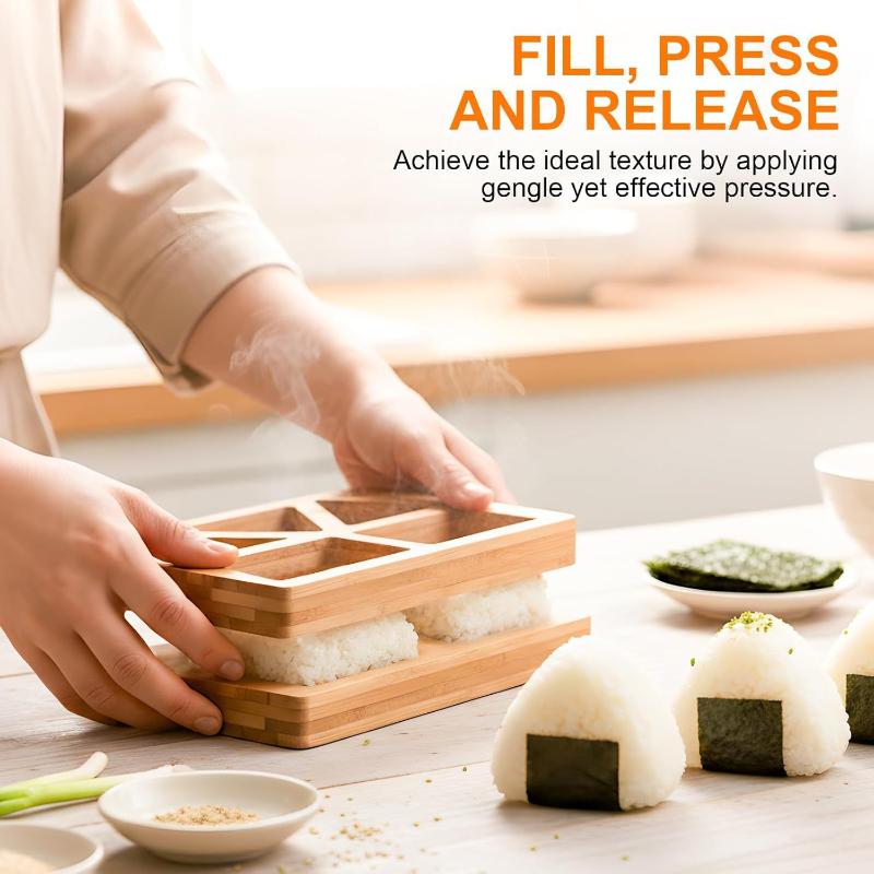 5/6 Holes Riceball Mold Classi - đánh giá và giá Meal Prep With Rice