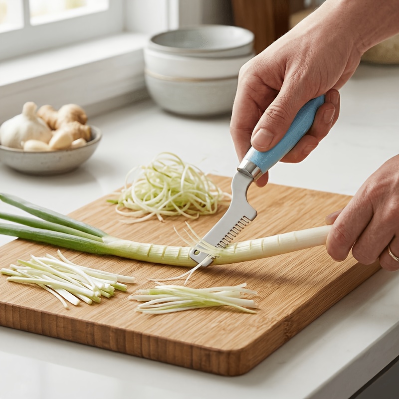 1pc Plastic Handle Scallion Ch - đánh giá và giá Meal Prep Restaurant