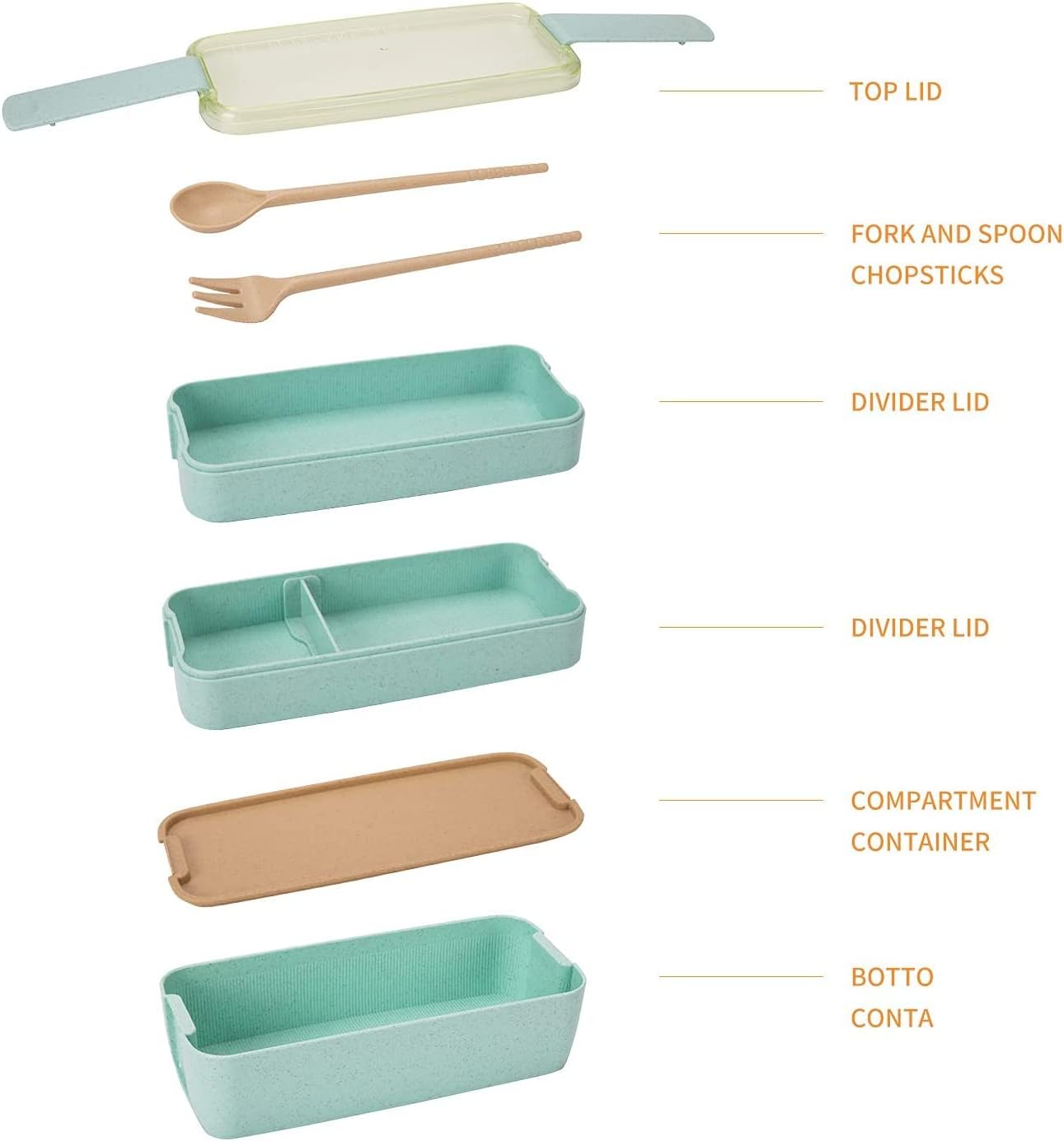 Rarapop 3 Pack Stackable Bento - đánh giá và giá Meal Prep Japanese