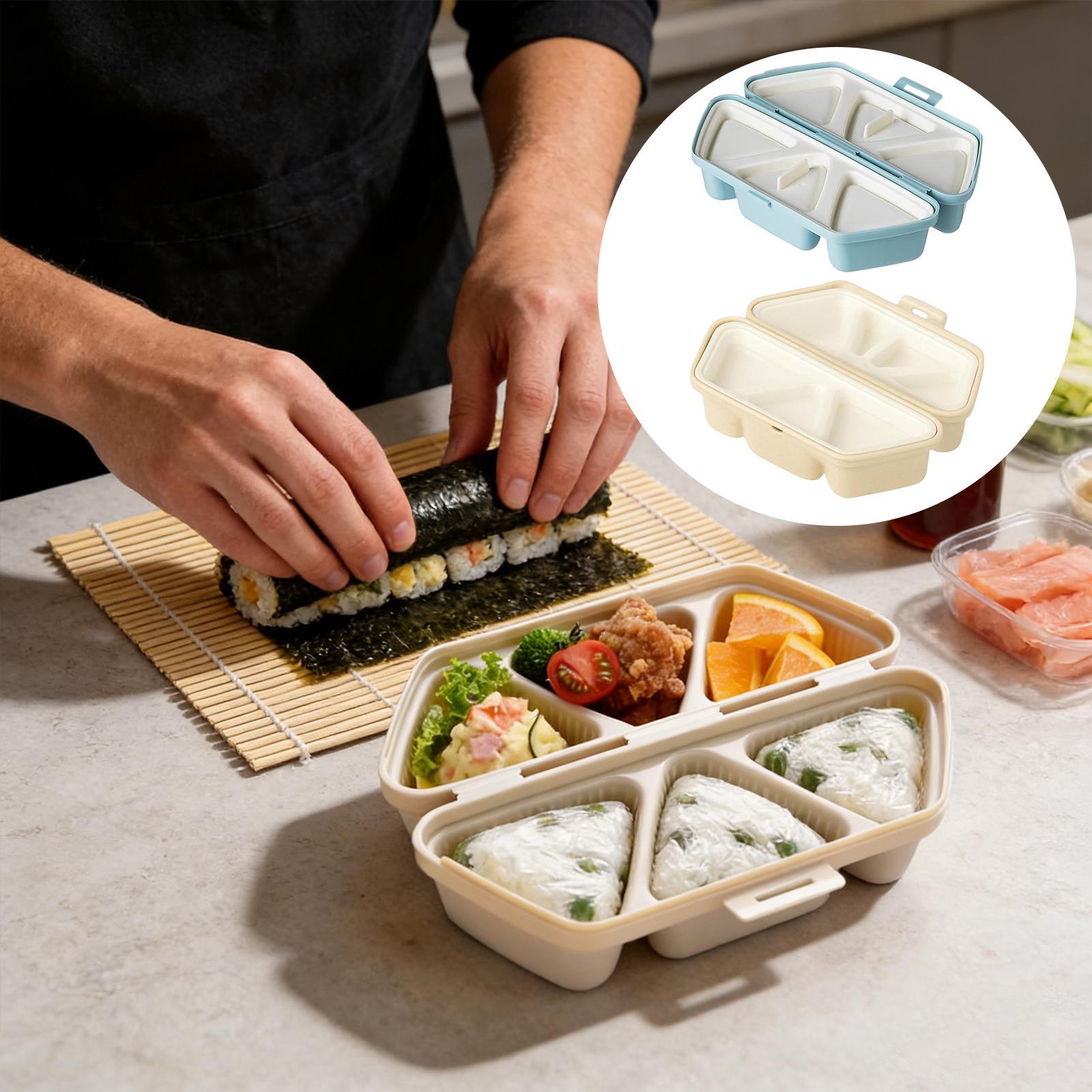 Sushi Mold Maker 6 Cavity Tria - đánh giá và giá Meal Prep With Rice