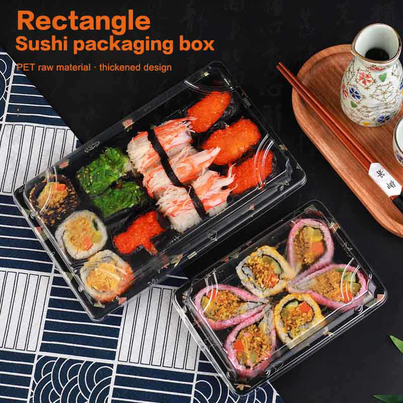 10Pcs Thickened Sushi Box With - đánh giá và giá Meal Prep Restaurant