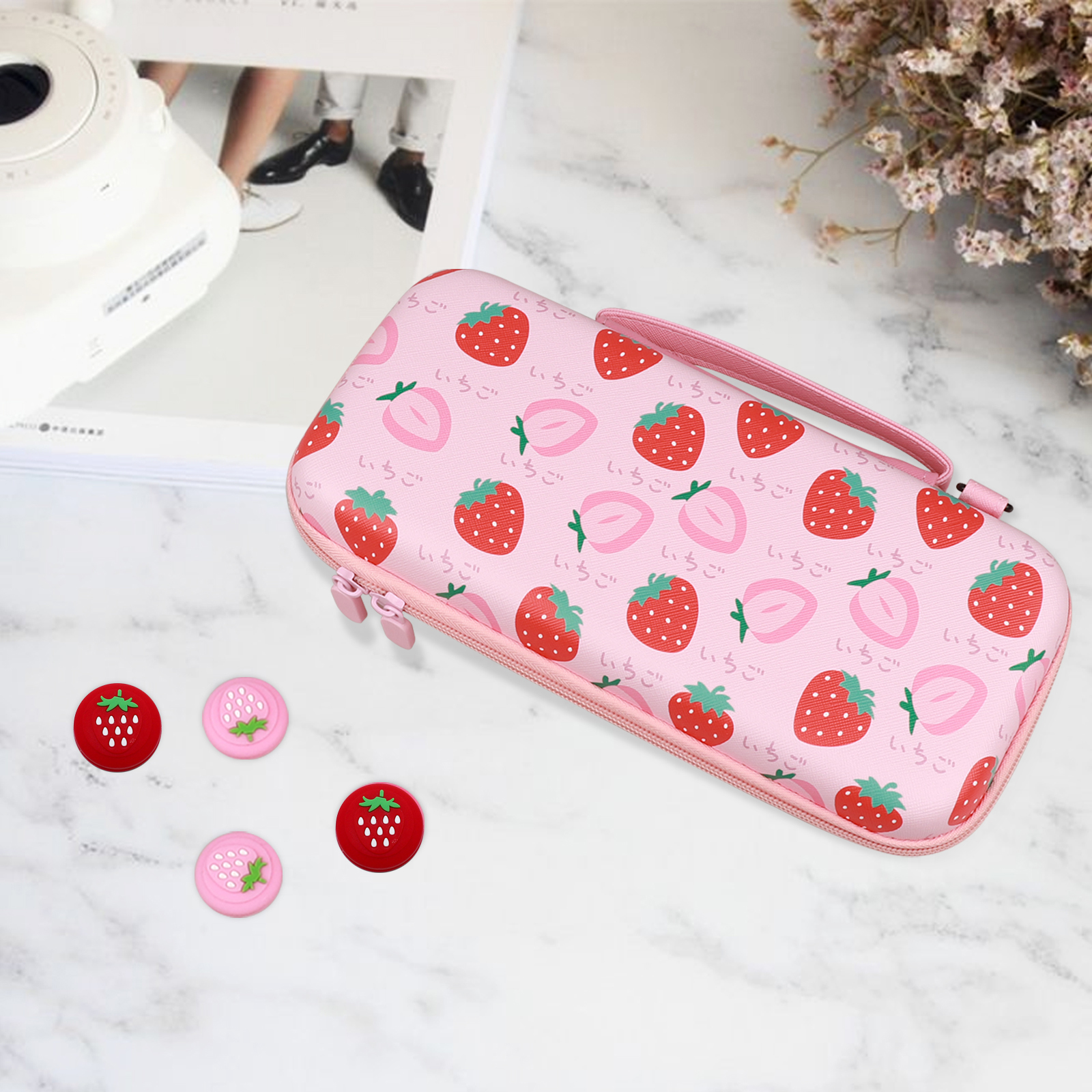 For Switch Carrying Case, EVA  - đánh giá và giá Strawberry Huller