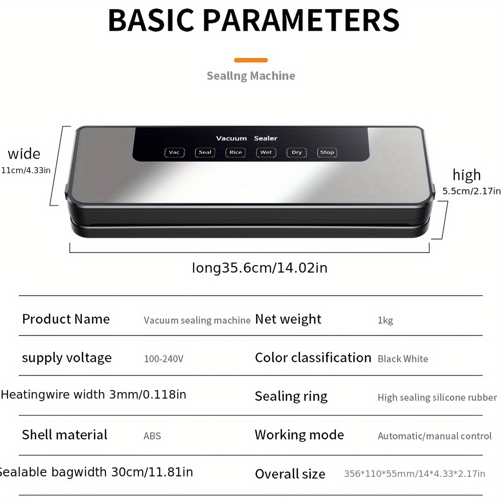 Food Vacuum Sealer Machine 65K - đánh giá và giá Meal Prep Vacuum Sealer