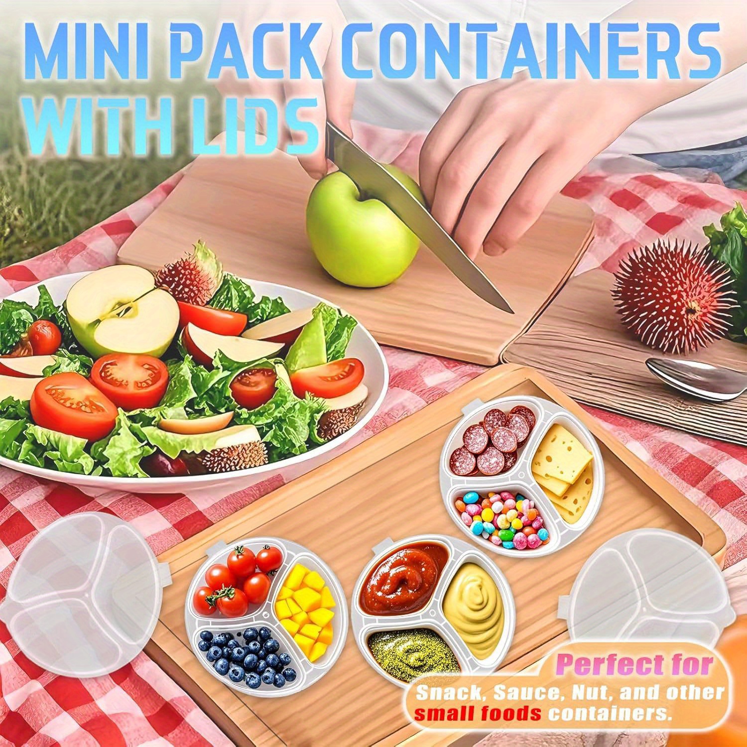 Round 3-Compartment Disposable - đánh giá và giá Meal Prep Restaurant