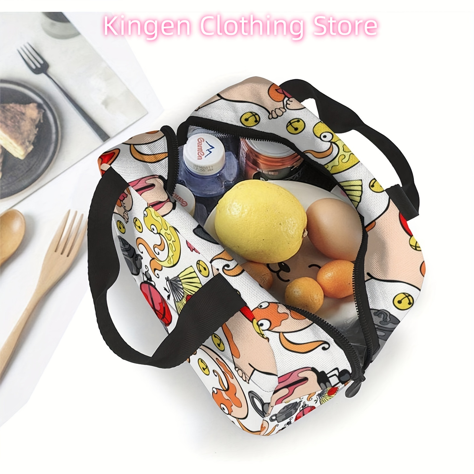 1Pcs Insulated Lunch Bag with  - đánh giá và giá Meal Prep Japanese