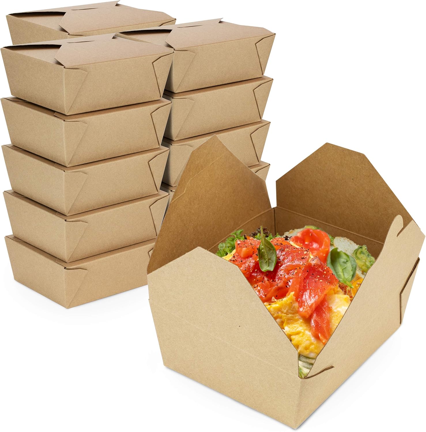 48 oz Paper Take Out Container - đánh giá và giá Meal Prep Restaurant