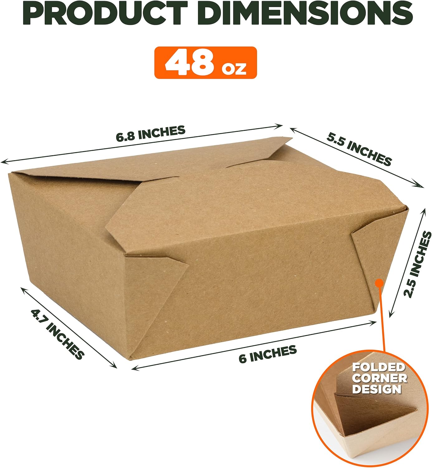 48 oz Paper Take Out Container - đánh giá và giá Meal Prep Restaurant