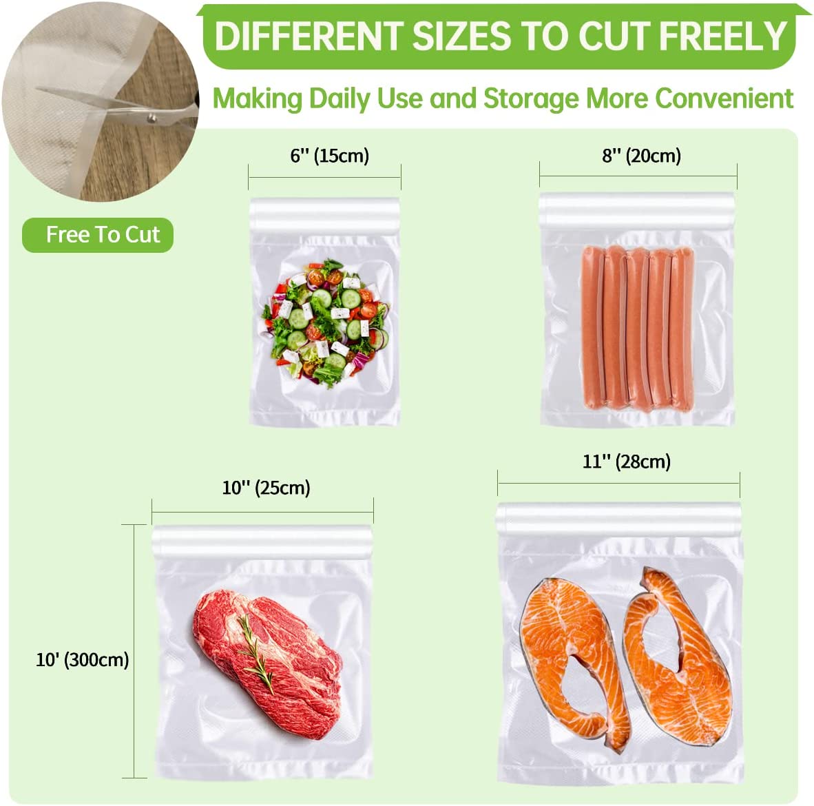 500cm/Rolls Food Vacuum Bags f - đánh giá và giá Meal Prep Vacuum Sealer