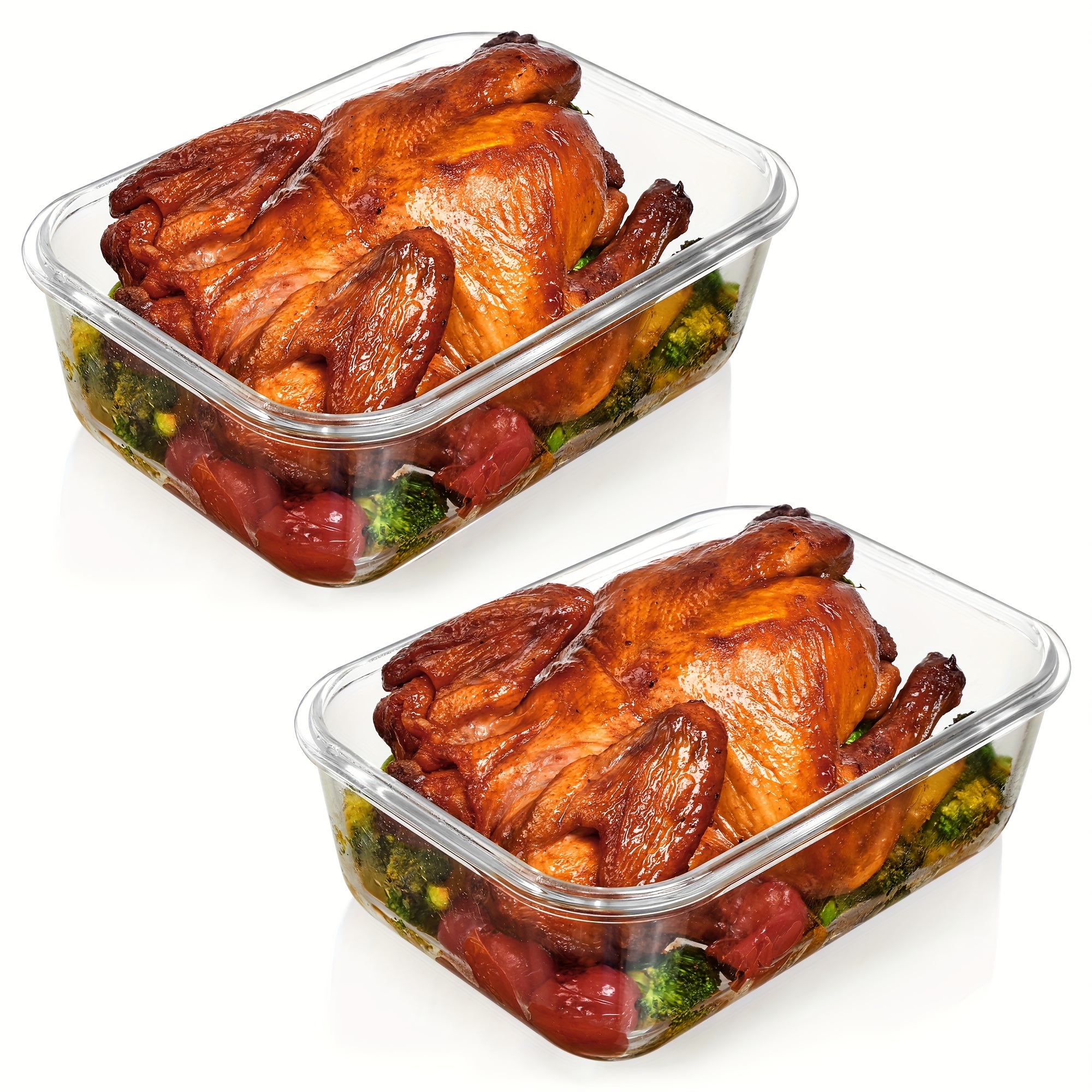 us2pcs/4pcs Glass Storage Cont - đánh giá và giá Meal Prep Quick