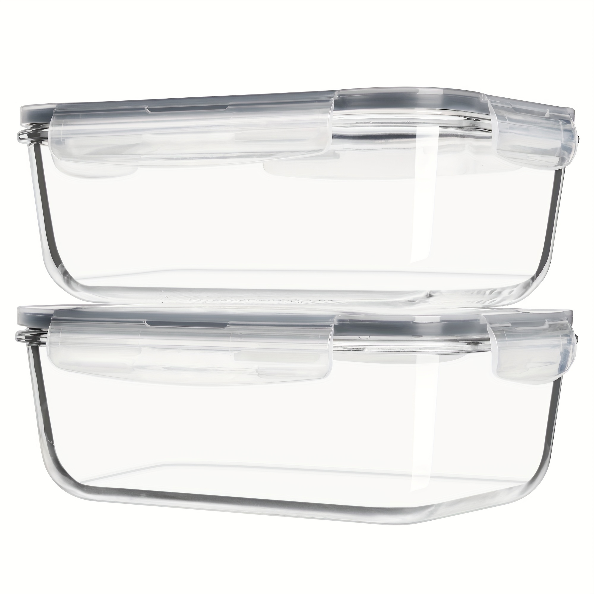 us2pcs/4pcs Glass Storage Cont - đánh giá và giá Meal Prep Quick