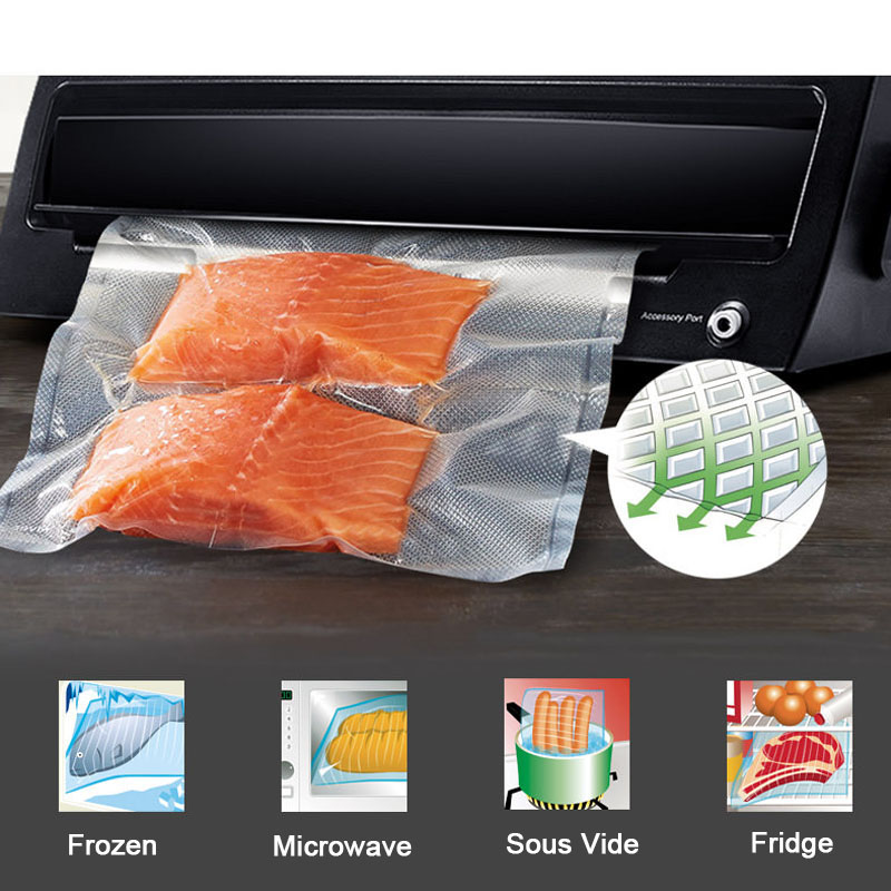Vacuum Food Saver Sealer Bags  - đánh giá và giá Meal Prep Vacuum Sealer