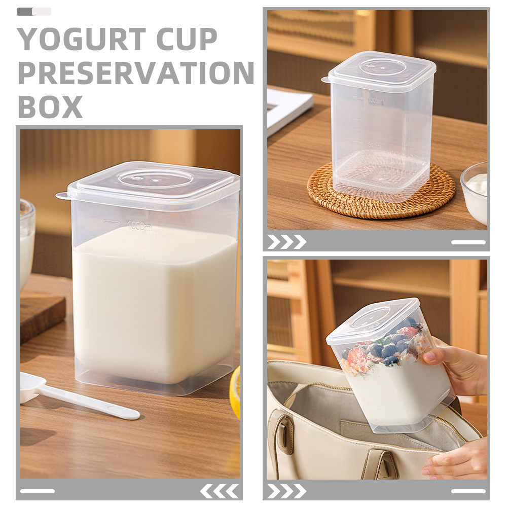 Airtight Clear Yogurt Storage  - đánh giá và giá Meal Prep Japanese